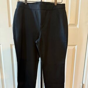 J. Jill Ponte Petite Slim-Leg Black Dress Pants